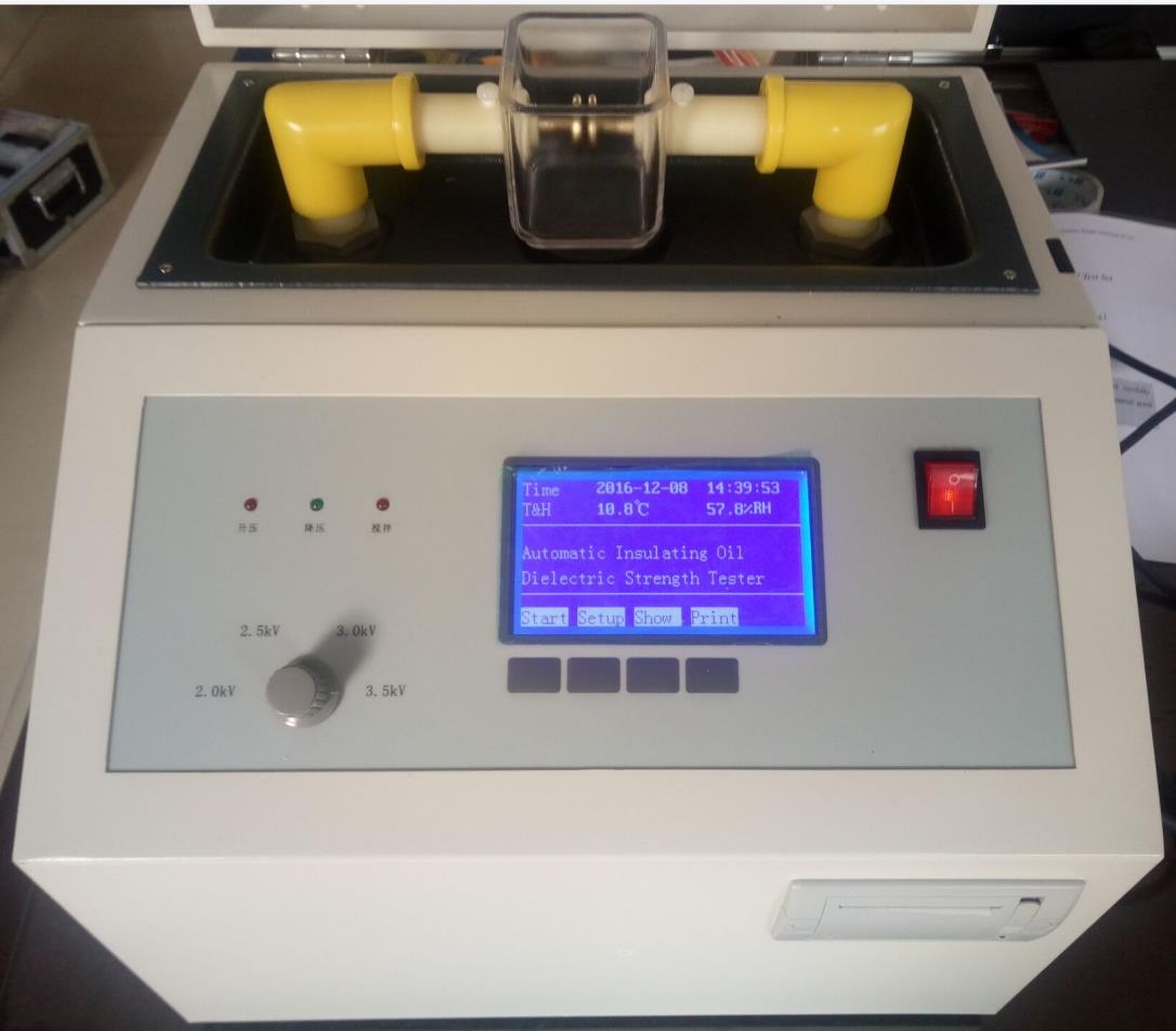 Automatic transformer oil dielectric strength Testing equipment